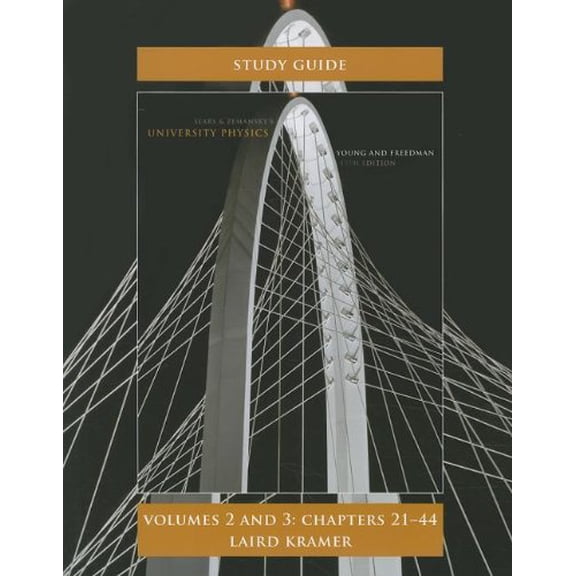 Pre-Owned Student Study Guide for University Physics Volumes 2 and 3 (Chs.21-44) (Paperback) 0321696697 9780321696694