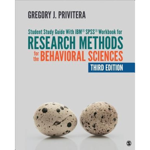 Pre-Owned Student Study Guide with Ibm(r) Spss(r) Workbook for Research Methods for the Behavioral Sciences (Paperback) 1544309872 9781544309873