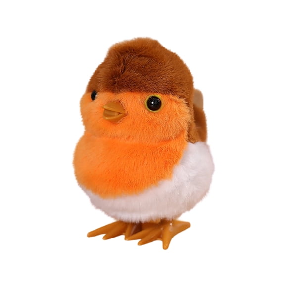 Student Stuffed Animal, Stuffed Duck Plush, 4 In, Spring Wound Motion, Playroom Activities, Easter Baskets, Tan Brown , 1 Pc