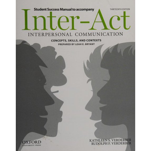 Pre-Owned Student Success Manual to accompany Inter-Act, 13th edition (Paperback) 0199836922 9780199836925
