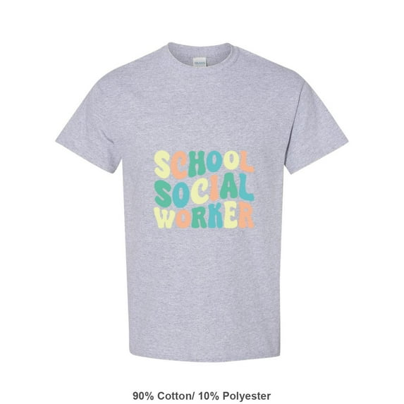Student Support Appreciation For A Proud School Social Worker Unisex T-Shirt, up to size 5XL