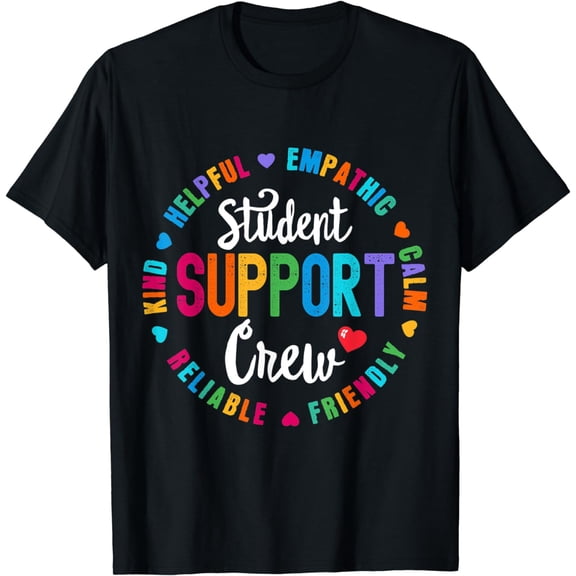 Student Support Crew School Counselor Student Services Squad T-Shirt