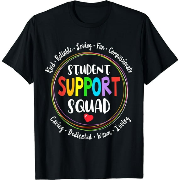 Student Support Squad School Counselor Student Services T-Shirt