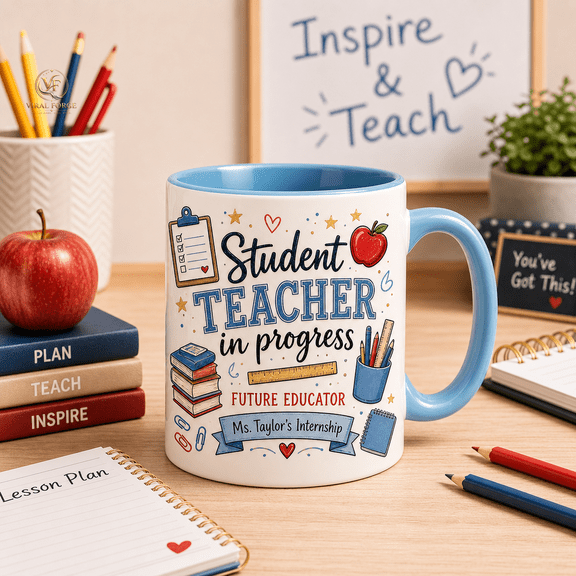 Student Teacher Internship Mug 11oz & 15oz Future Educator Gift