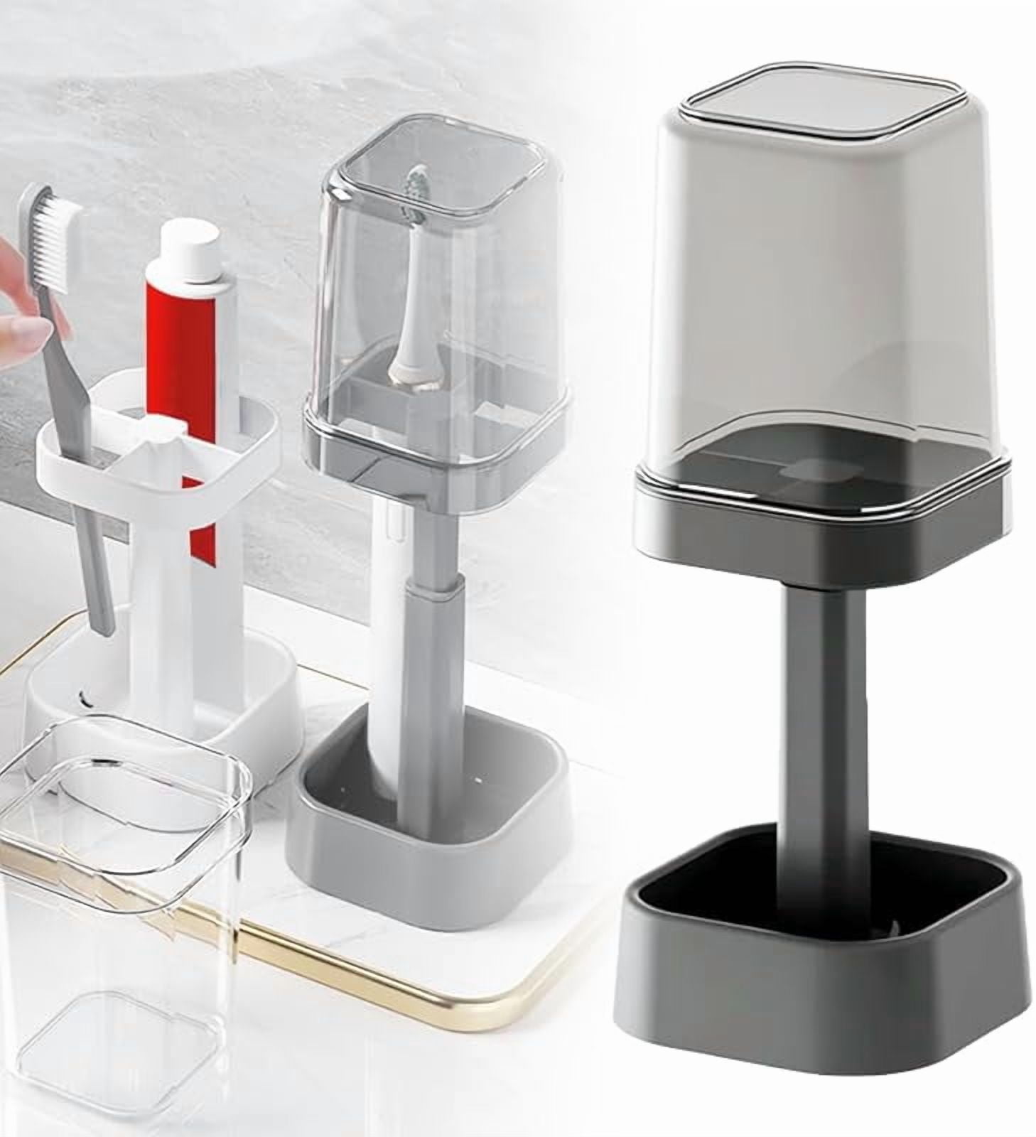 Student Toothbrush and Toothpaste Storage Rack, 2025 Upgraded ...