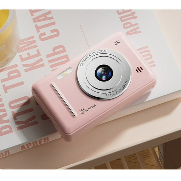 EARKITY Student Vintage Portable Card Camera with Flashlight for Young Photographers,Home Decor Collection