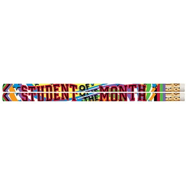 Student of the Month Pencil, Pack of 12 | Bundle of 2 Dozen