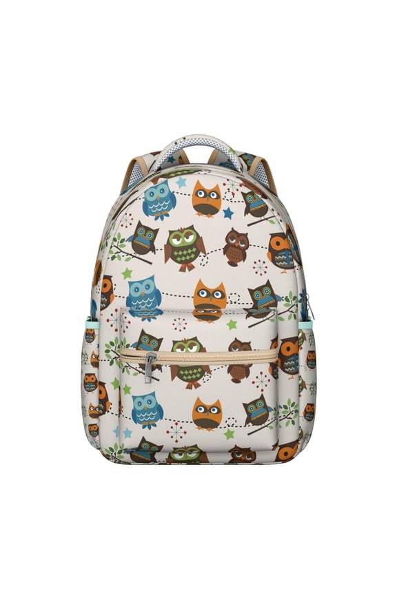 Student’s Backpack with Cute Big Eyes Owl Design Durable, Waterproof, Scratch-Resistant School Bag, Breathable Foam Padding, Multifunctional for Travel, Sports, and Daily Use