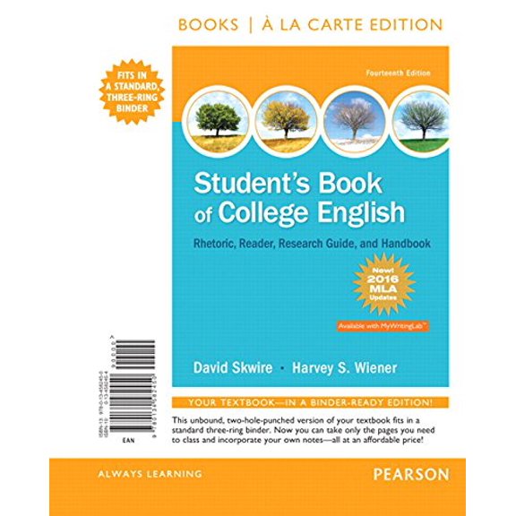 Pre-Owned Student's Book of College English, MLA Update Edition, (Loose Leaf)