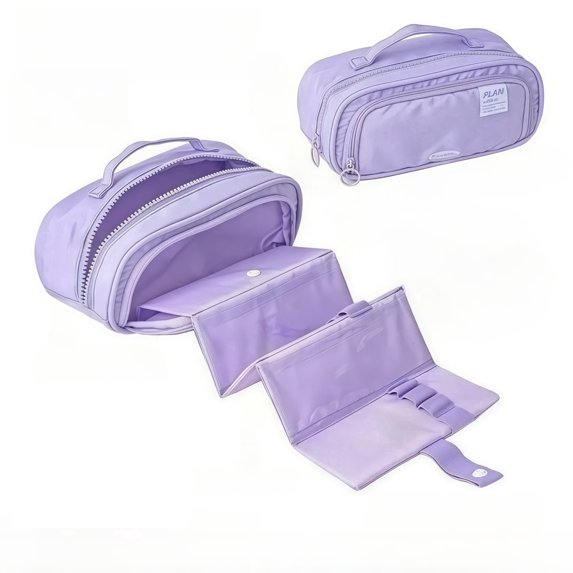 Student's Simple Large Capacity Multi-layer Retractable Pencil Case