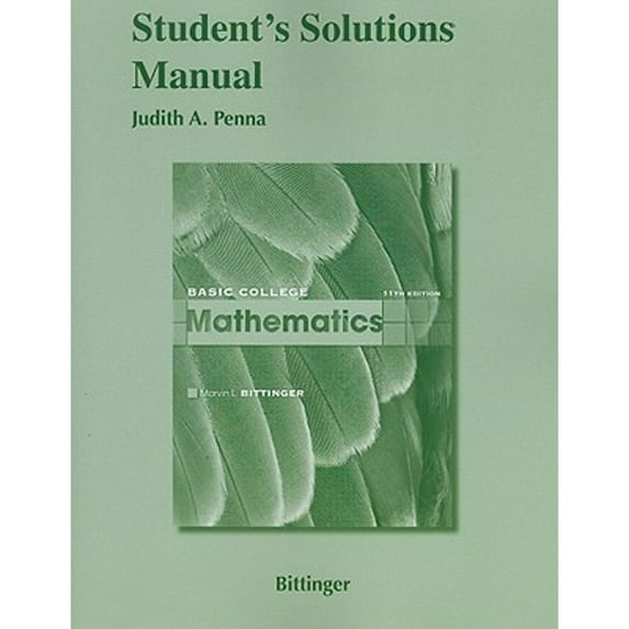 Pre-Owned Student's Solutions Manual for Basic College Mathematics (Paperback) 0321626915 9780321626912