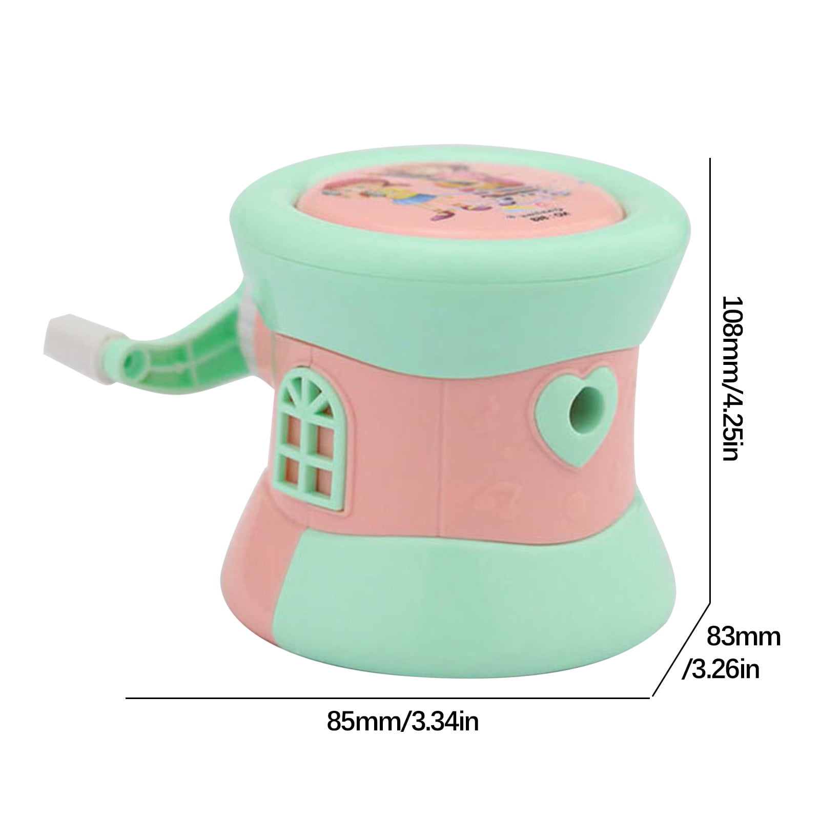 Studentspecific Pencil Sharpener Manual Rattle Shape Children's Pencil