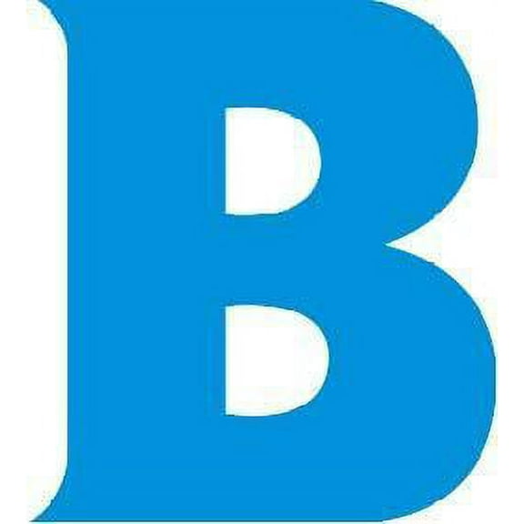 Students B Cute Education Wall Decal Decoration Cute Coloured Alphabetical Letter “B” Lasts Years and Easily Removable - Size: 10 In(W) x 8 In(H)