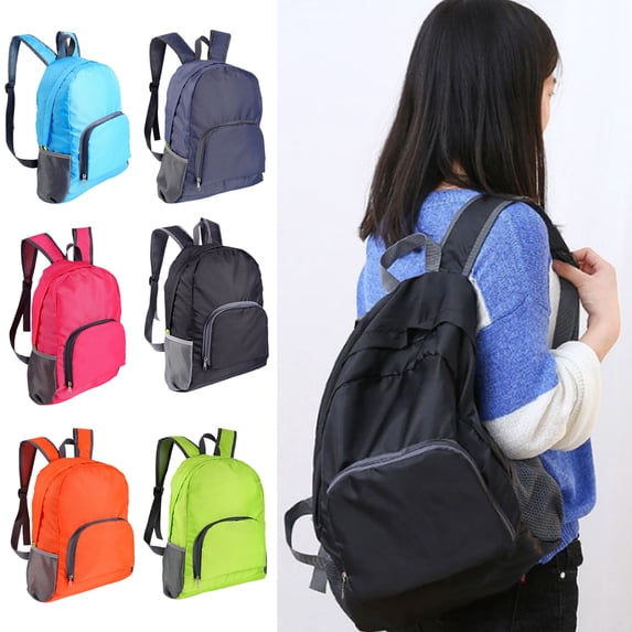 Students Backpack Large Capacity Lightweight Foldable Men Women Unisex Casual Outdoor Travel Schoolbag Bookbag Daypack School Supplies