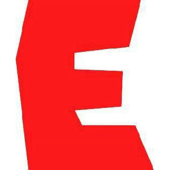 Students E Funny Education Wall Decal Decoration Bright Colored Alphabet Letter “E” Lasts Years and Easily Removable - Size: 10 In(W) x 8 In(H)