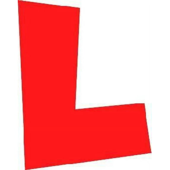 Students L Funny Education Wall Decal Decoration Bright Colored Alphabet Letter “L” Lasts Years and Easily Removable - Size: 10 In(W) x 8 In(H)