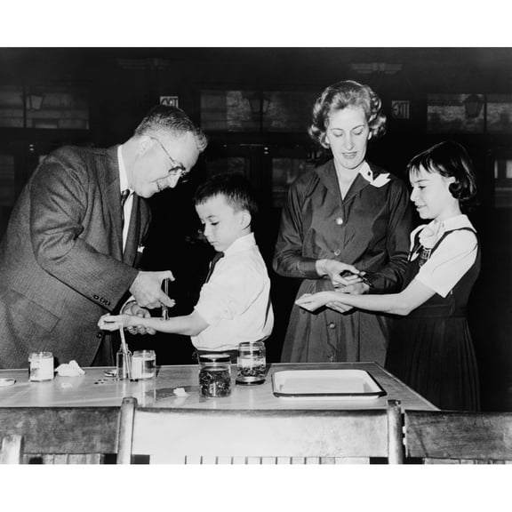 Students Receive Tuberculin Test To Determine If They Have Been Exposed To Tuberculosis . The Skins Was Injected