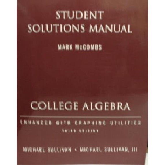 Pre-Owned Students Solutions Manual 9780130092434 /