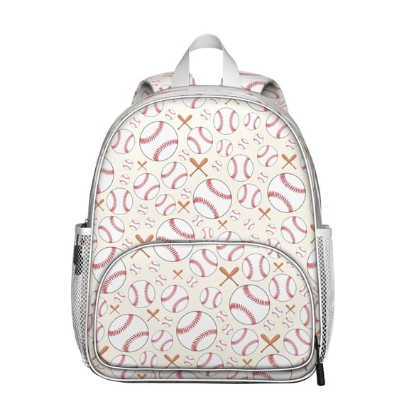 Students Sports Backpack with Soccer and Golf Prints - Lightweight, Durable, Adjustable for School and Sports Activities