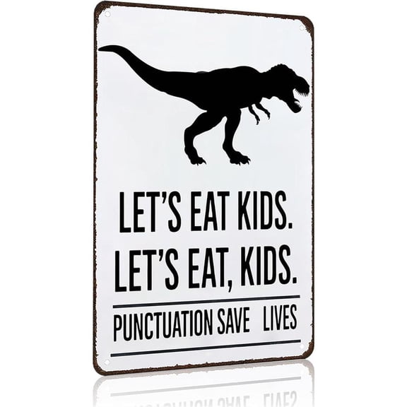 Students Teachers Gift Funny Math/English/Science/History Class Tin Sign for Home Classroom Study Room Wall Decor 8x12 Inch