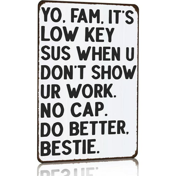 Students Teachers Gift Funny Math/English/Science/History Class Tin ...