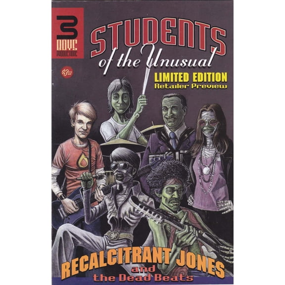 Students of the Unusual Limited Edition Retailer Preview #1 VF ; 3 Boys Comic Book