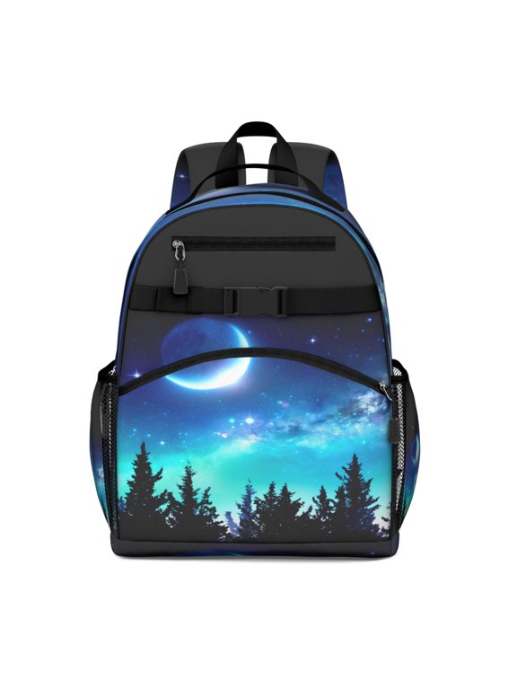 Studenty Pink School Backpack Adjustable Shoulder Straps Chest Strap Spacious Durable Bookbag For Student And Students