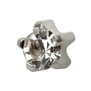 Studex Crystal Tiffany Small Star Earrings