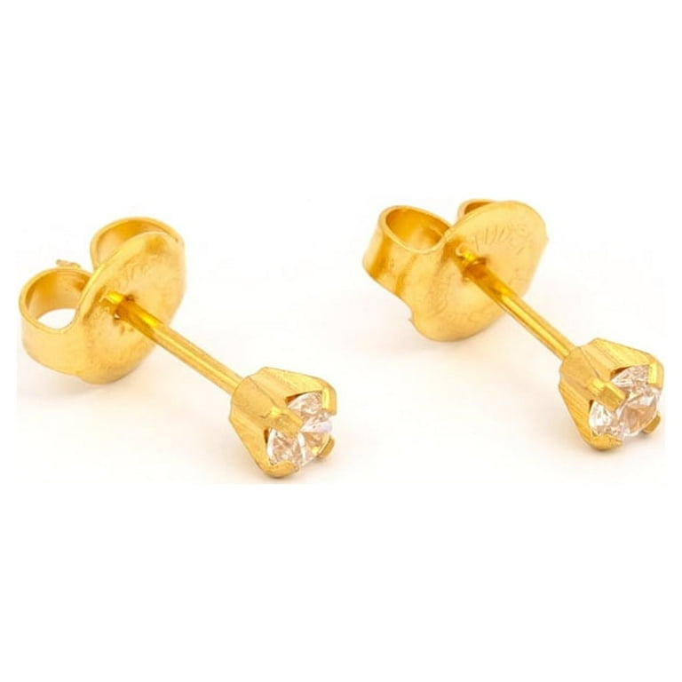 Studex Personal at Home Ear Piercing Kit w/Gun 3mm Gold Plated