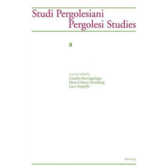 Studi Pergolesiani / Pergolesi Studies: Studi Pergolesiani- Pergolesi Studies (Paperback)