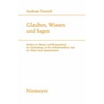 thumbnail image 1 of Studien Zur Deutschen Literatur Glauben, Wissen Und Sagen: Studien Zu Wissen Und Wissenskritik Im 'Zauberberg', in Den 'Schlafwandlern' Und Im 'Mann Ohn, Book 188, (Paperback), 1 of 1