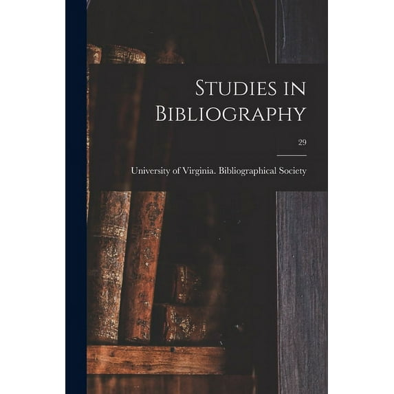 Studies in Bibliography; 29, (Paperback)
