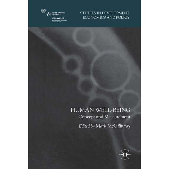 Studies in Development Economics and Pol Human Well-Being: Concept and Measurement, (Paperback)