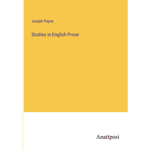 Studies in English Prose
