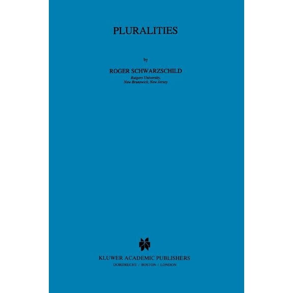 Studies in Linguistics and Philosophy Pluralities, Book 61, (Paperback)
