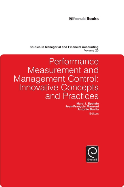 Studies in Managerial and Financial Accounting: Performance Measurement and Management Control: Innovative Concepts and Practices (Hardcover) - image 1 of 1