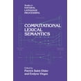 thumbnail image 1 of Studies in Natural Language Processing Computational Lexical Semantics, (Paperback), 1 of 1