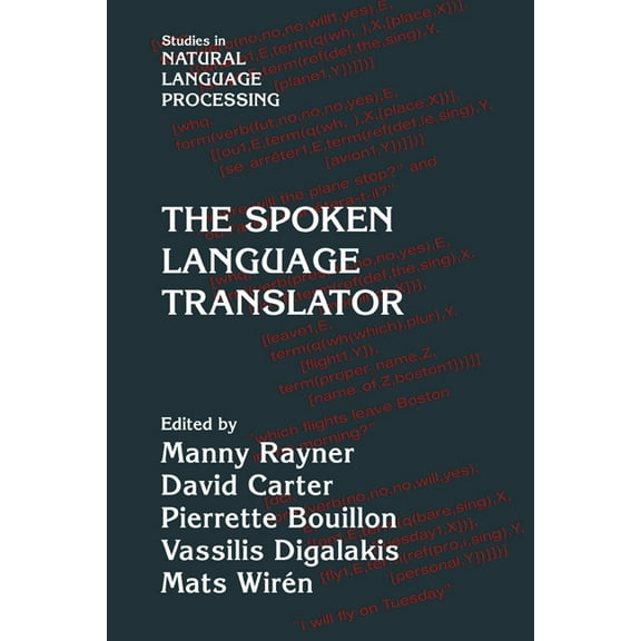 Studies in Natural Language Processing The Spoken Language Translator, (Paperback)