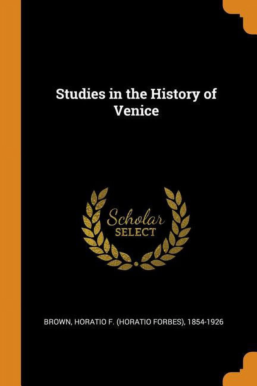 Studies in the History of Venice Paperback