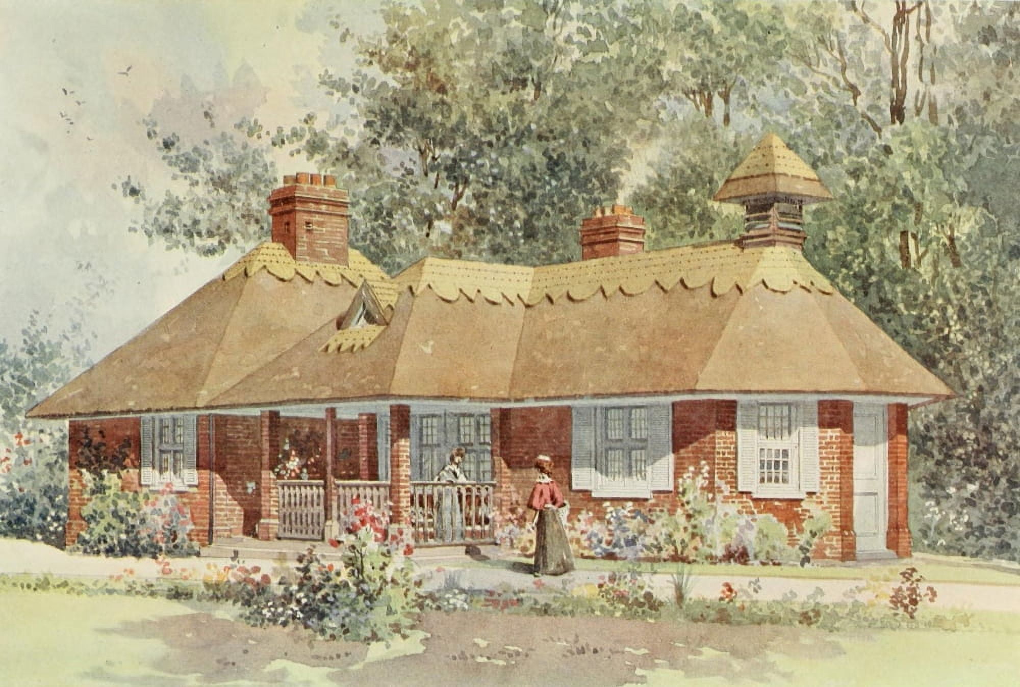 Studio 1909 Dairy Cottage on Canwell Hall Estate Canvas Art - Unknown (24 x 36)