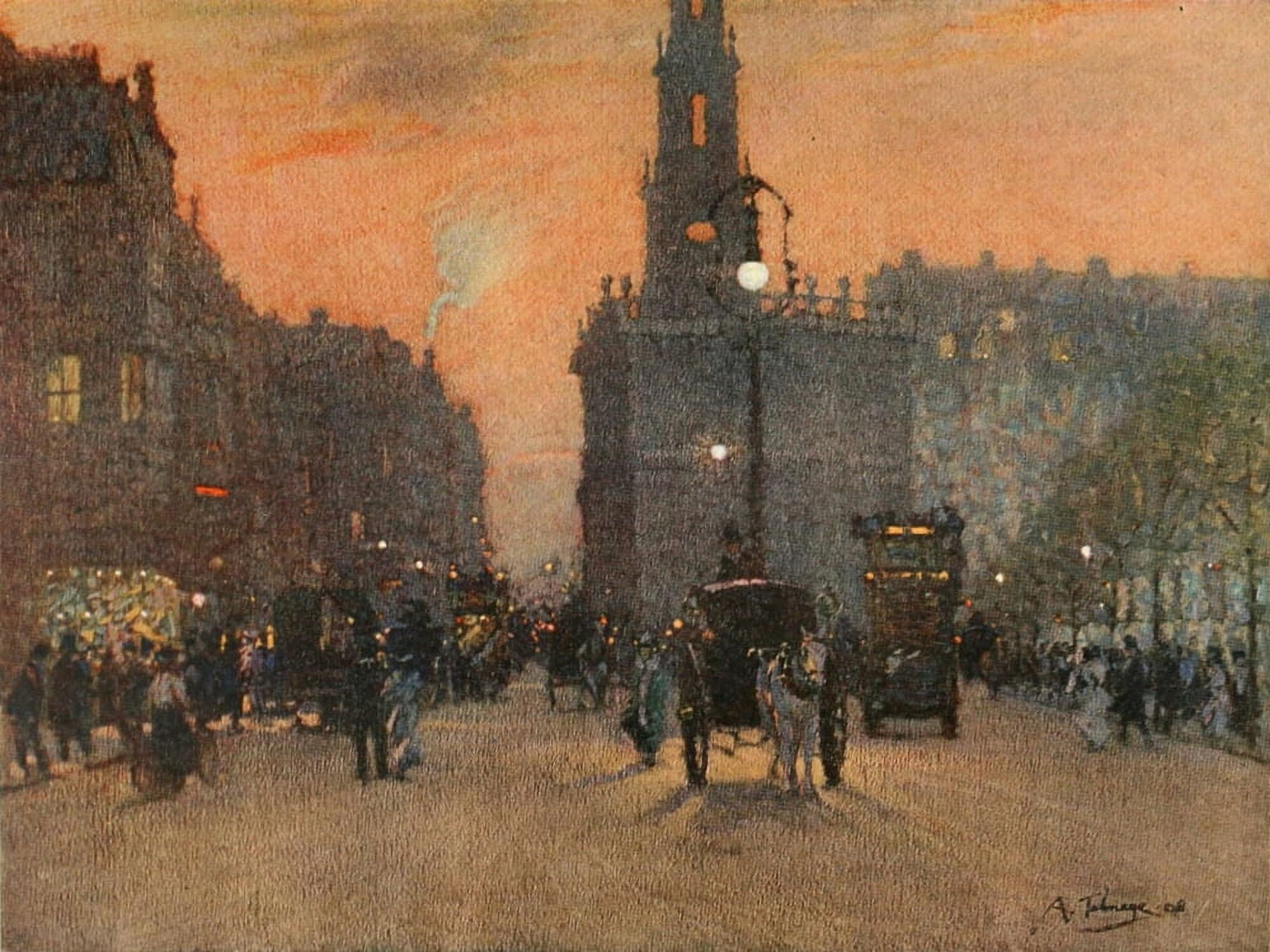 Studio 1909 St Mary le Strand London Canvas Art - Algernon Talmage (18 x 24)