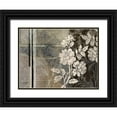 thumbnail image 1 of Studio 2 14x12 Black Ornate Wood Framed with Double Matting Museum Art Print Titled - Gray Argento II, 1 of 4
