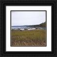 thumbnail image 1 of Studio 2 20x20 Black Ornate Wood Framed with Double Matting Museum Art Print Titled - Estuary I, 1 of 4