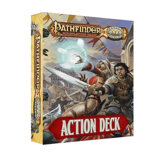 Studio 2 Publishing S2P11505 Pathfinder for Savage Worlds Action Cards Deck Box