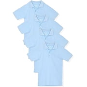 Studio 3 Boy s - 4-Pack School Uniform Short-Sleeve Pique Polo Shirts