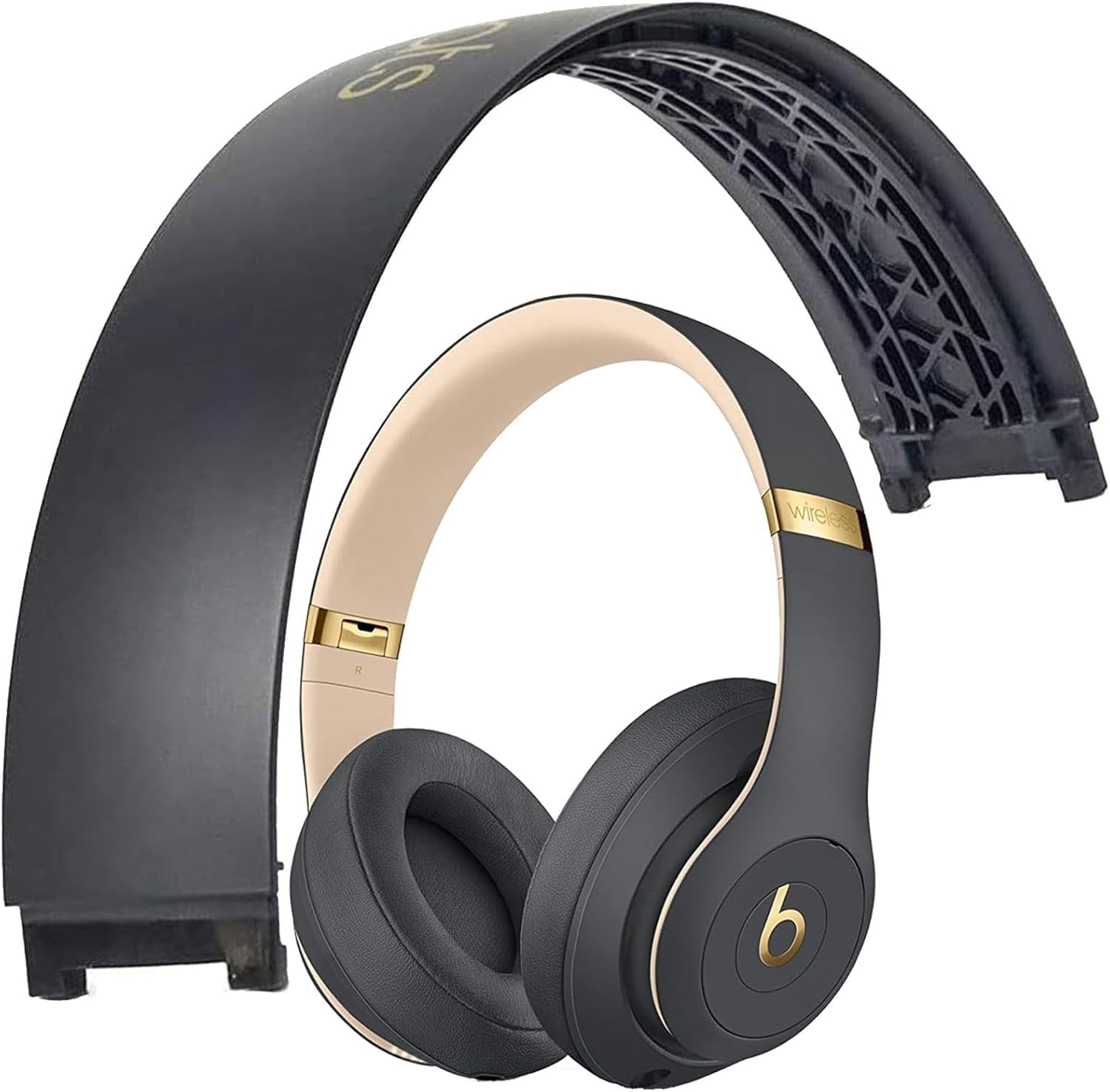 Studio 3 Headband Replacement Cover Parts Accessories Studio3 Arch Head Band Repair Kit Compatible with Studio 3.0 / Studio 2.0 Wireless Top Headband