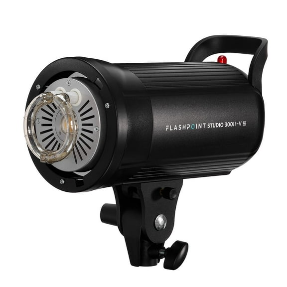 Flashpoint Studio 300 II-V 300Ws R2 Monolight Strobe Flash with 10W LED Modeling Lamp, Bowens Mount Strobe Light for Photography, R2 2.4GHz Wireless Studio Light with 0.1-1.5s Max Recycle Time