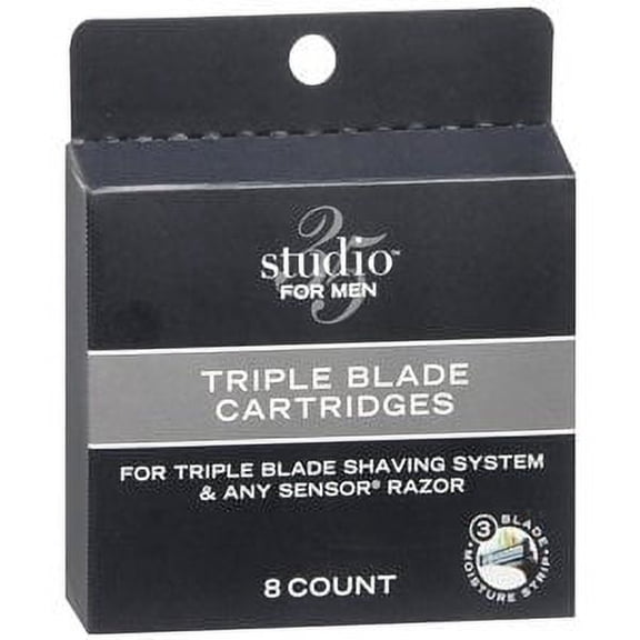 Lot Of 2 Studio 35 for Men Triple Blade Cartridges 8 count