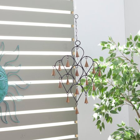 Studio 350 Iron Eclectic Windchime Brass Medium
