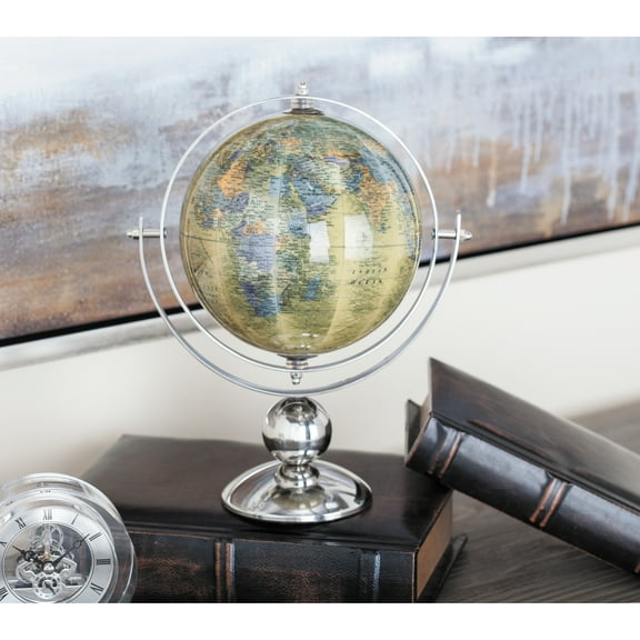 Studio 350 Silver Stainless Steel Traditional Globe - 11x6